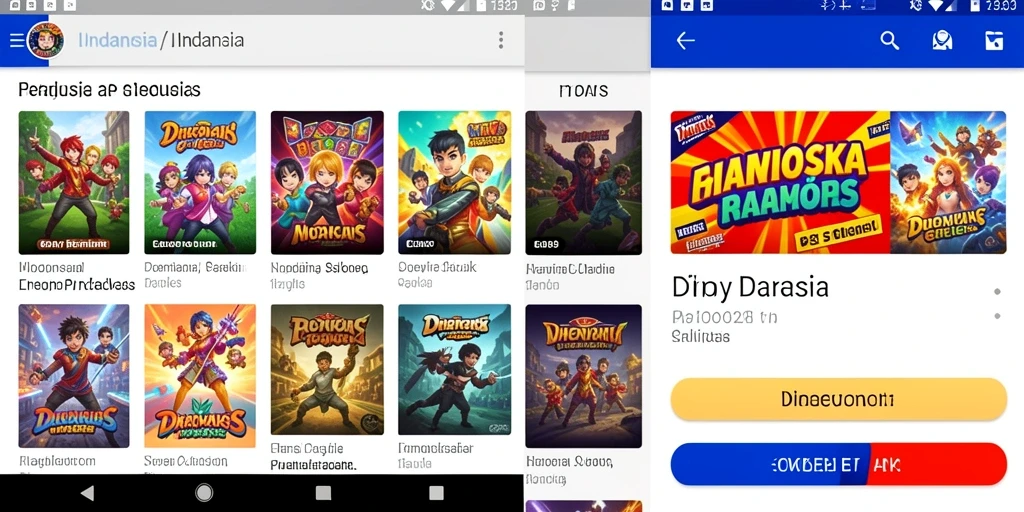 Screenshot 1: Menampilkan karakter utama dalam petualangan.