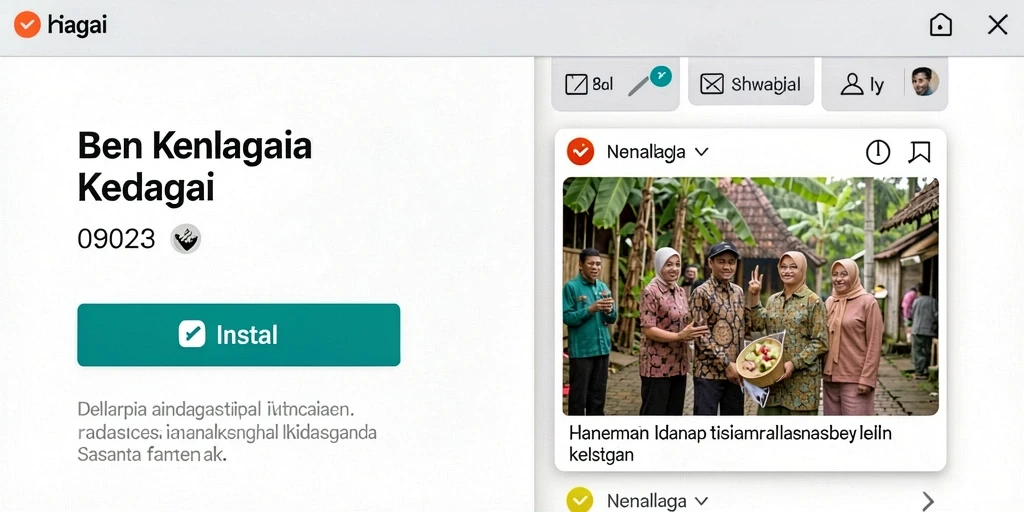 Tampilan antarmuka pengguna yang intuitif dan menarik.