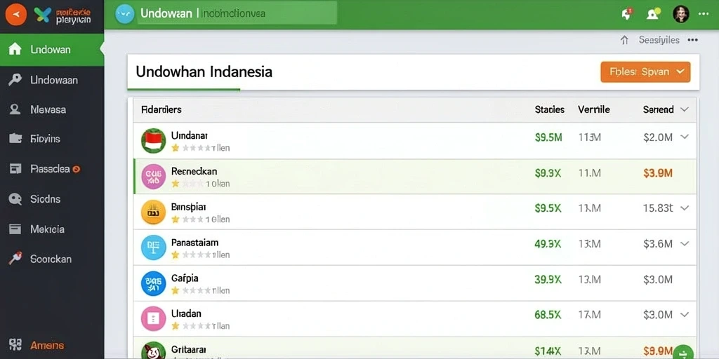 Tampilan antarmuka yang modern dan mudah digunakan.