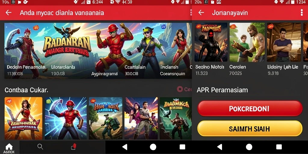 Tampilan utama SIKAT88 dengan menu yang intuitif.