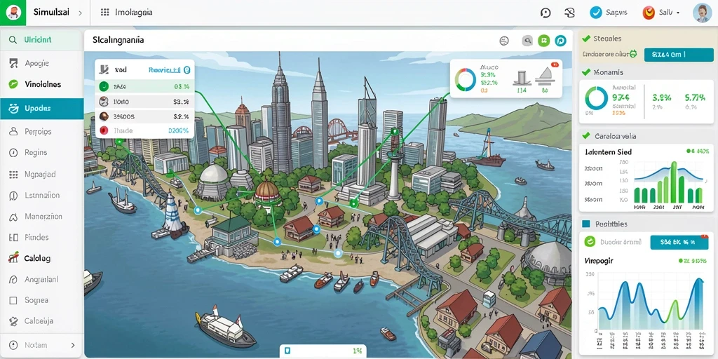 Screenshot menunjukkan karakter utama dalam pertempuran epik.