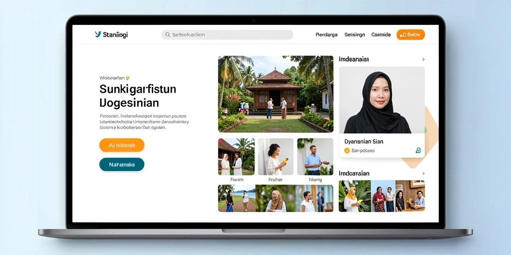 Tampilan antarmuka yang ramah pengguna